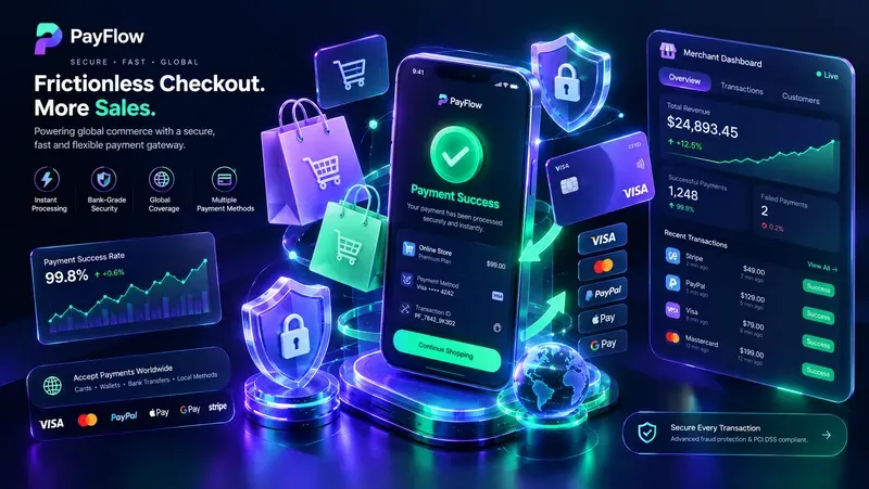 3D Isometric Fintech Crypto Apps
