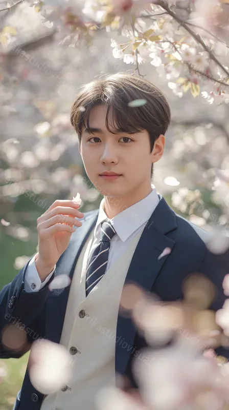 Cinematic Cherry Blossom Dream Portraits