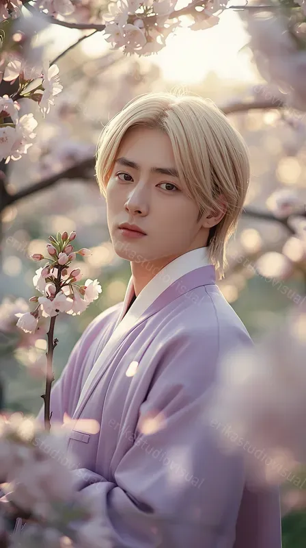 Cinematic Cherry Blossom Dream Portraits