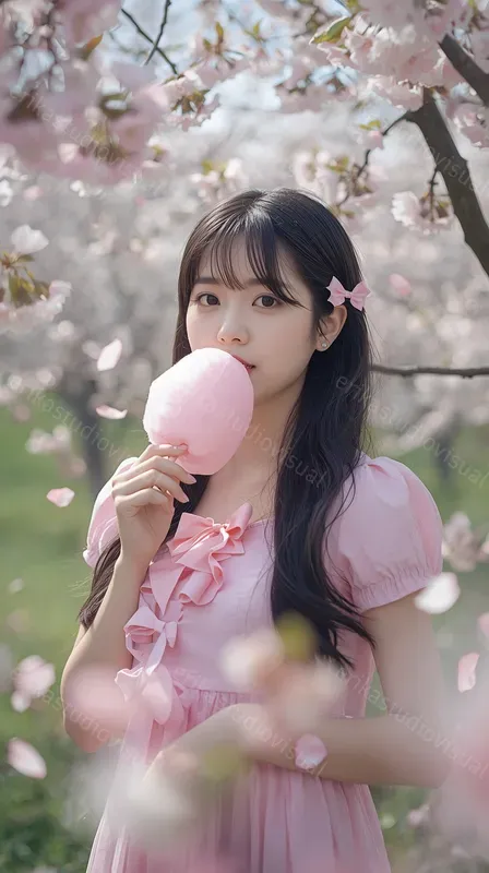 Cinematic Cherry Blossom Dream Portraits