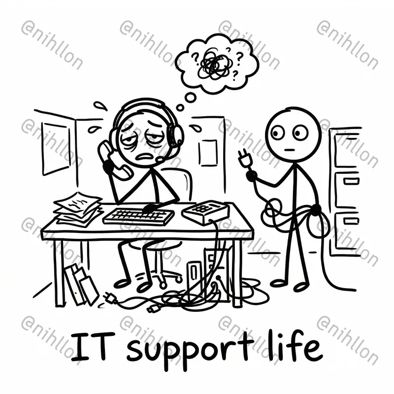 Tech It Stick Figure Cartoons