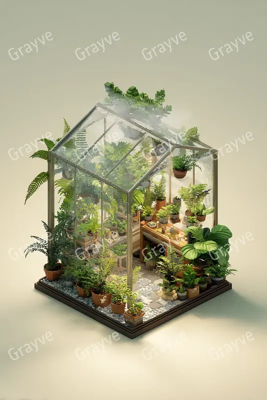 Isometric 3D Livedin Rooms