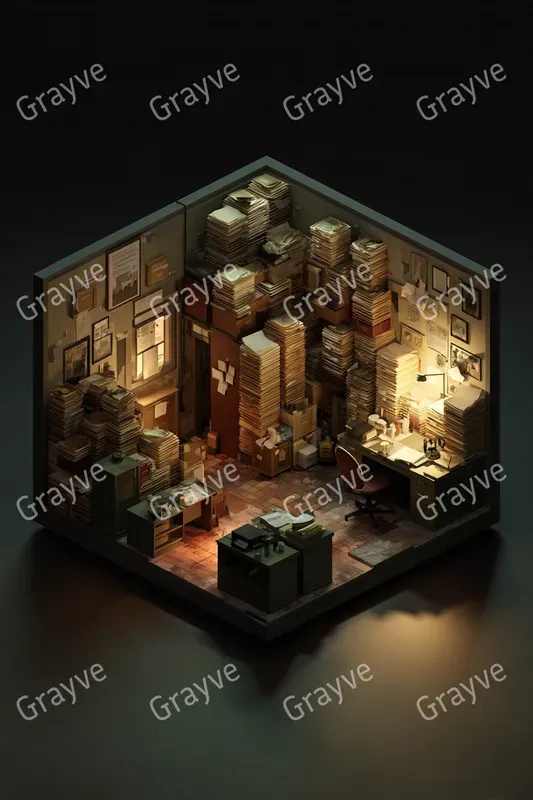 Isometric 3D Livedin Rooms