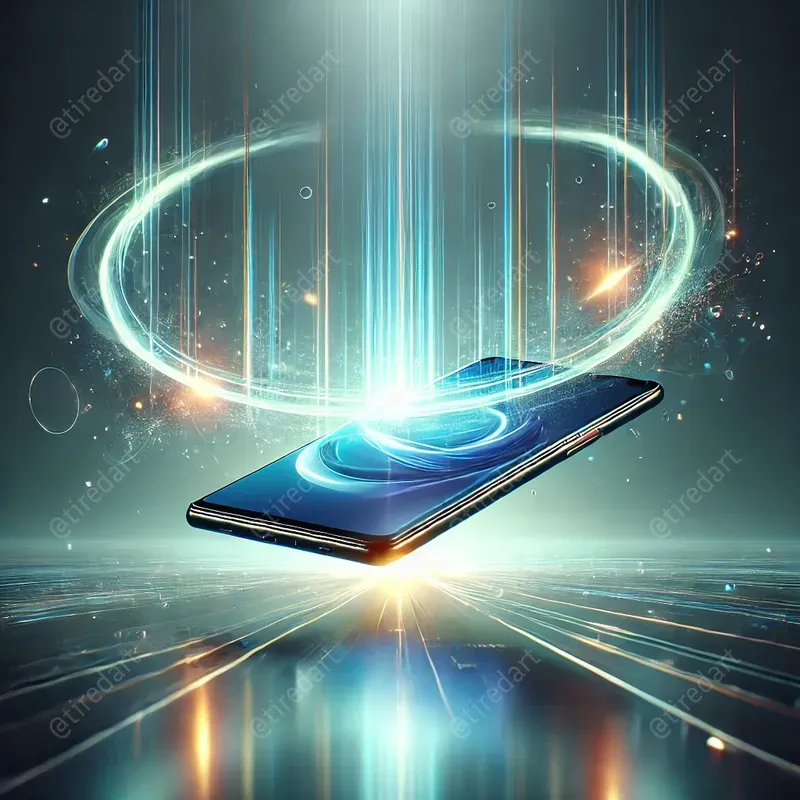 Levitating Product  with Glowing aura