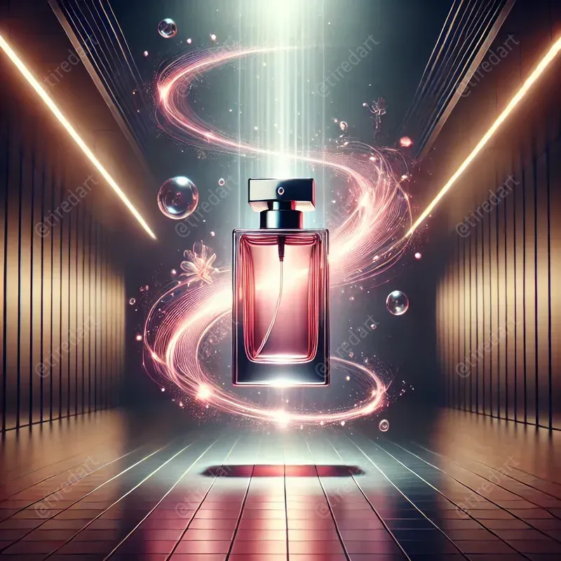 Levitating Product  with Glowing aura