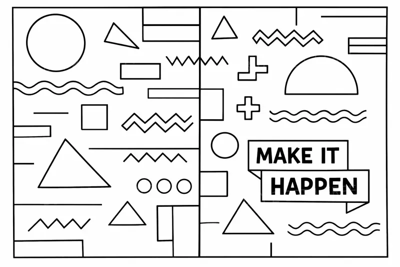 Self Care Memphis Coloring Pages