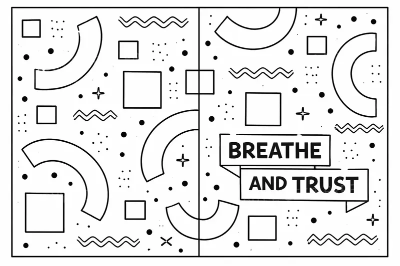 Self Care Memphis Coloring Pages