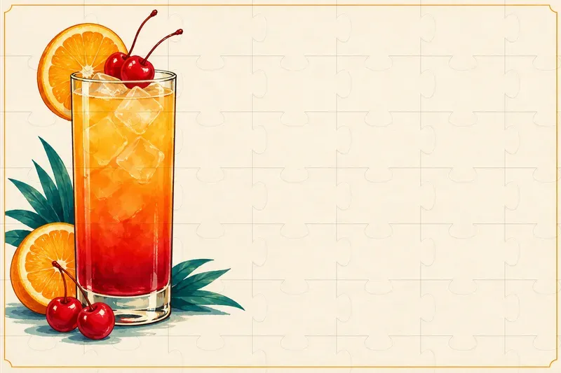 Illustrated Cocktail Recipe Cards