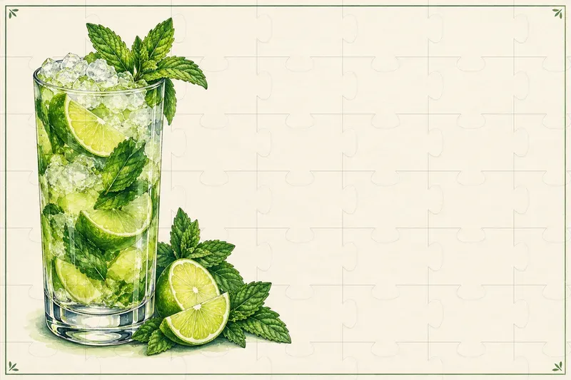 Illustrated Cocktail Recipe Cards
