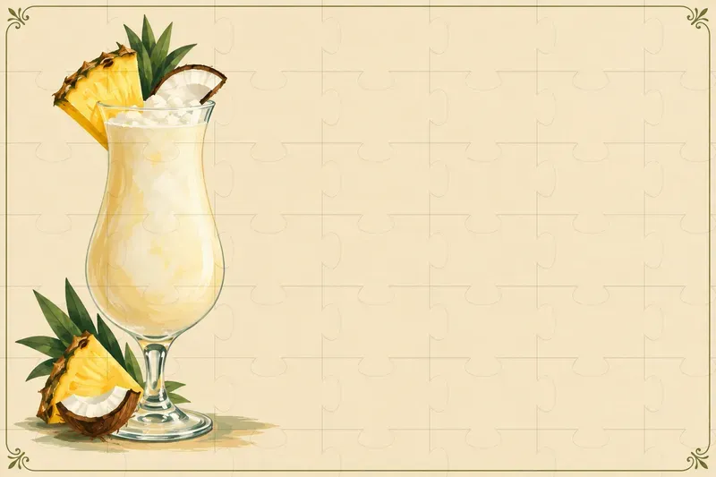 Illustrated Cocktail Recipe Cards