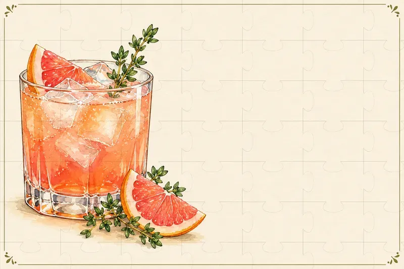 Illustrated Cocktail Recipe Cards