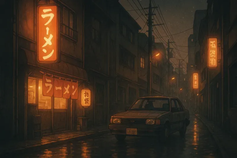 Vintage 90s Anime Scene Generators