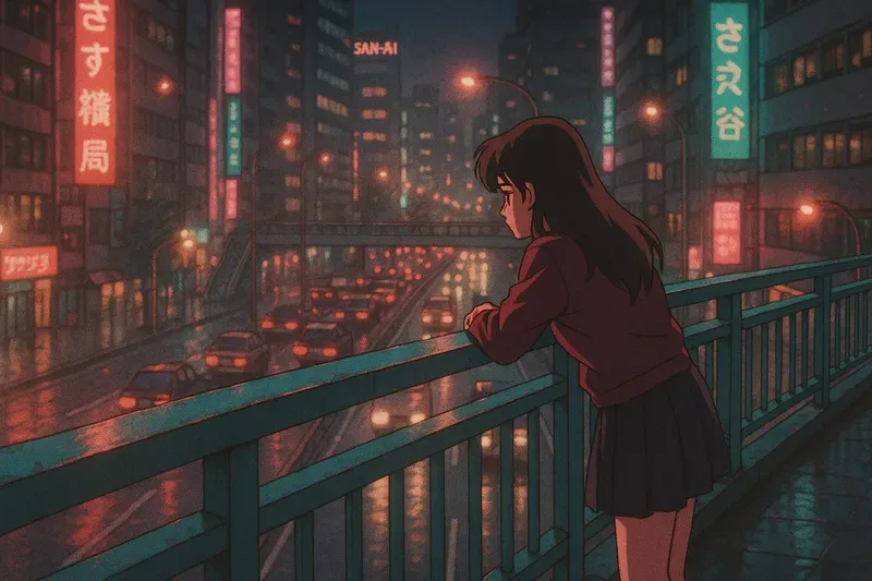 Vintage 90s Anime Scene Generators
