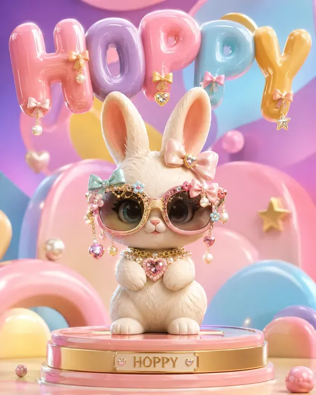 Luxury Kawaii Animal Posters
