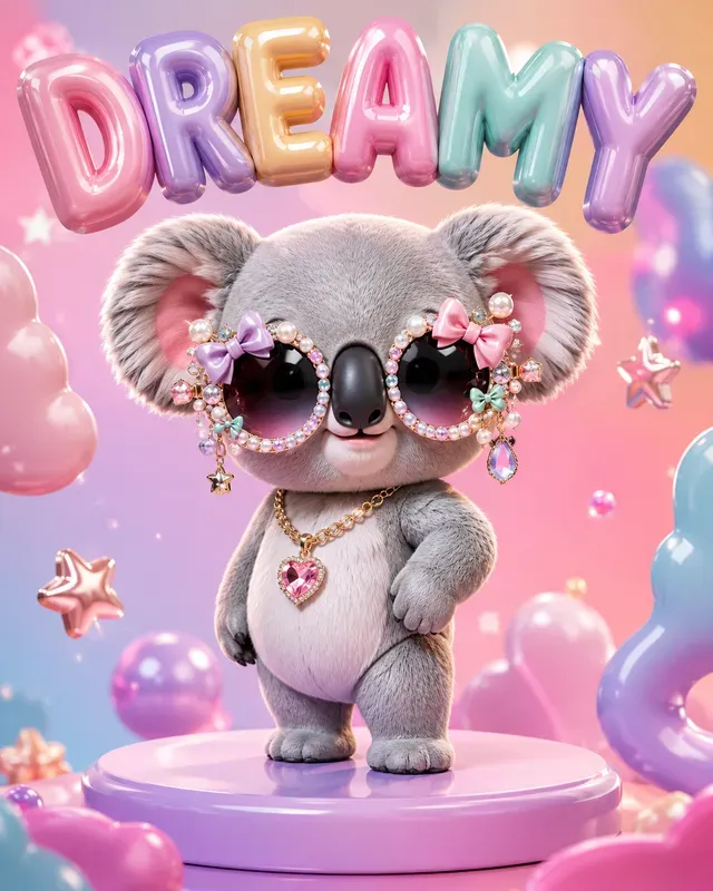 Luxury Kawaii Animal Posters
