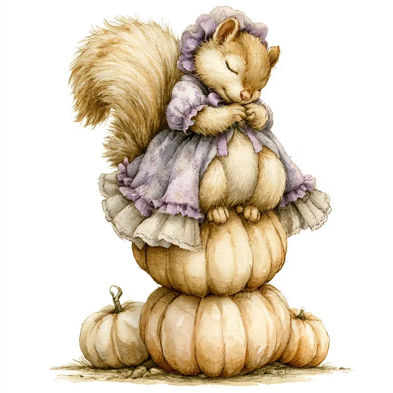Cozy Hygge Forest Mini Stories Clipart