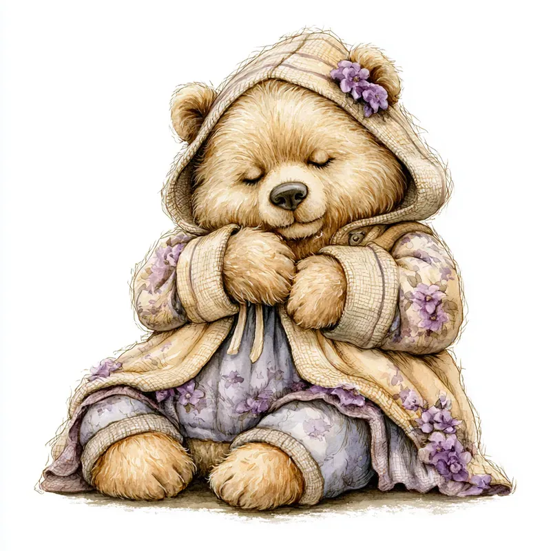 Cozy Hygge Forest Mini Stories Clipart