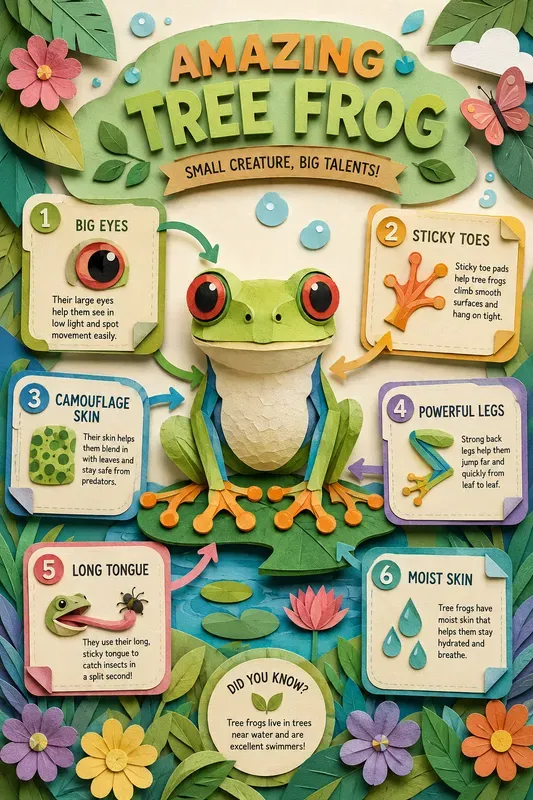 Cute Amphibious Animal Charts