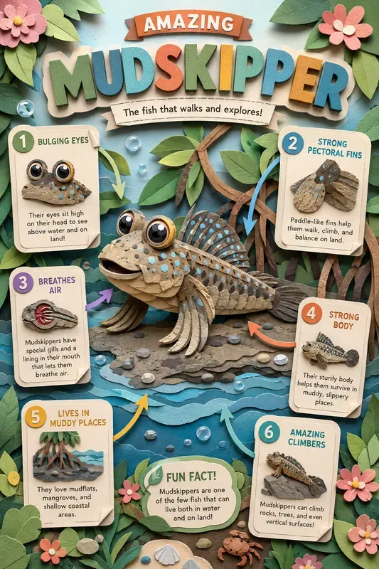 Cute Amphibious Animal Charts