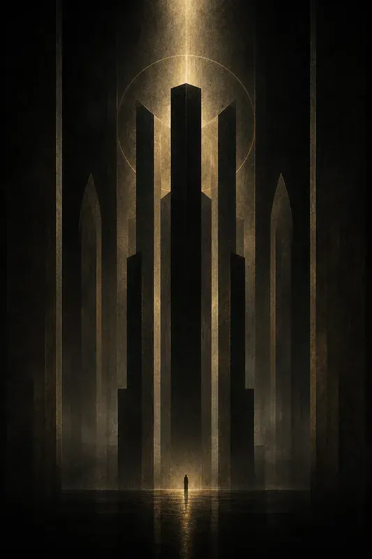 Cinematic Noir Abstract Art Generator