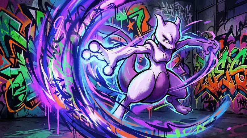 Anime Graffiti Wallpaper Art