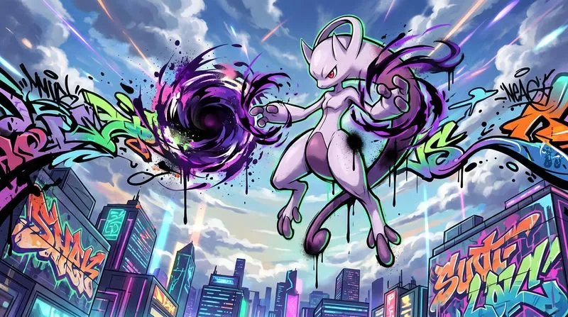 Anime Graffiti Wallpaper Art