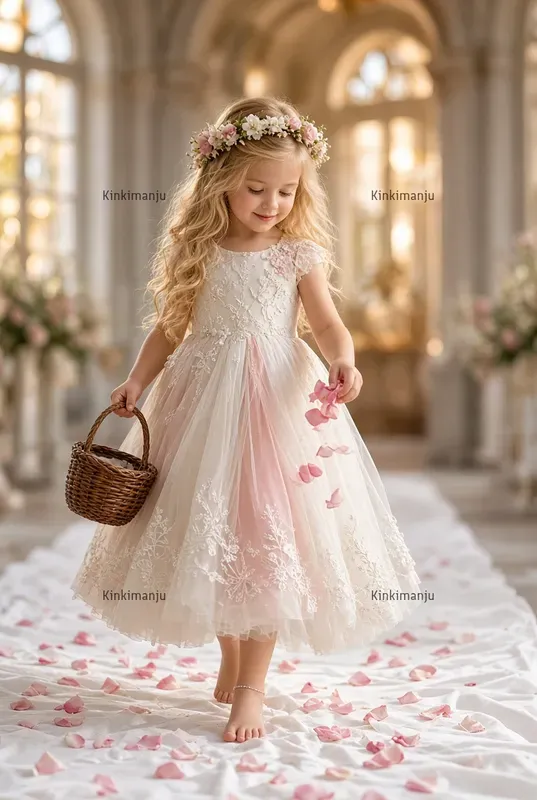 20 Cute European Flower Girls Packs