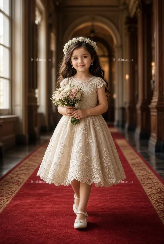 20 Cute European Flower Girls Packs