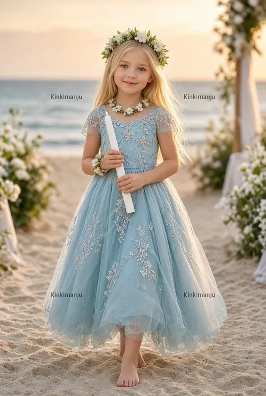 20 Cute European Flower Girls Packs