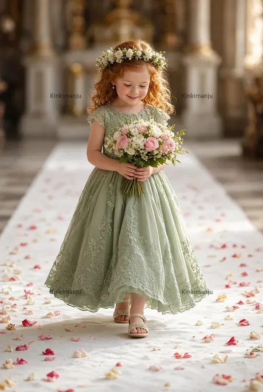 20 Cute European Flower Girls Packs