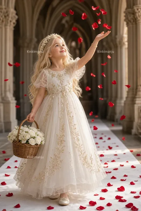 20 Cute European Flower Girls Packs