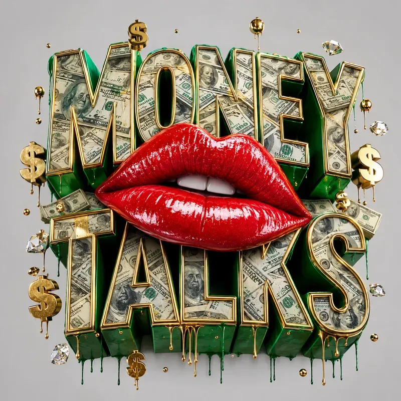 Lips Text Designs