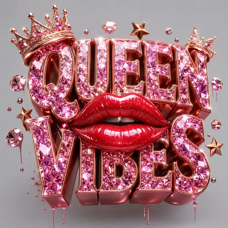 Lips Text Designs