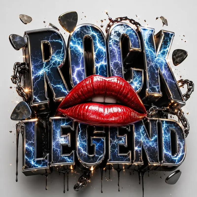 Lips Text Designs