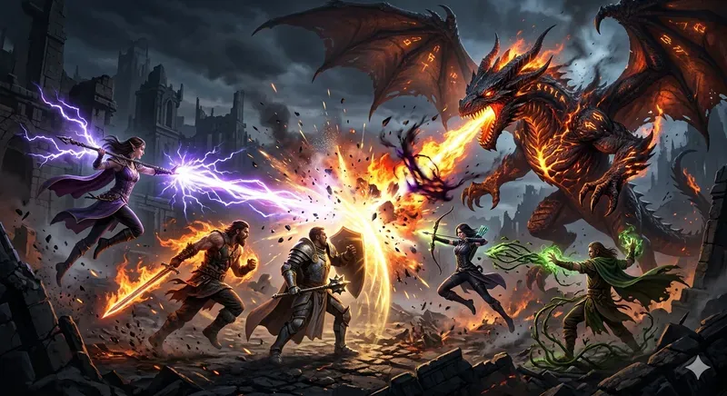 Epic Team Vs Boss Battle Generator