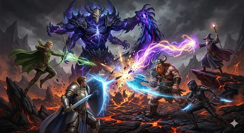 Epic Team Vs Boss Battle Generator