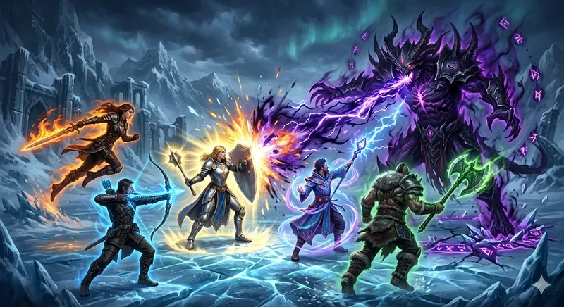 Epic Team Vs Boss Battle Generator