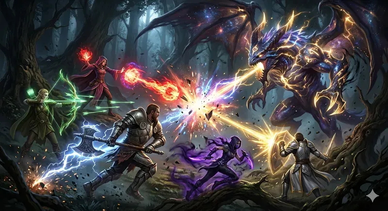 Epic Team Vs Boss Battle Generator