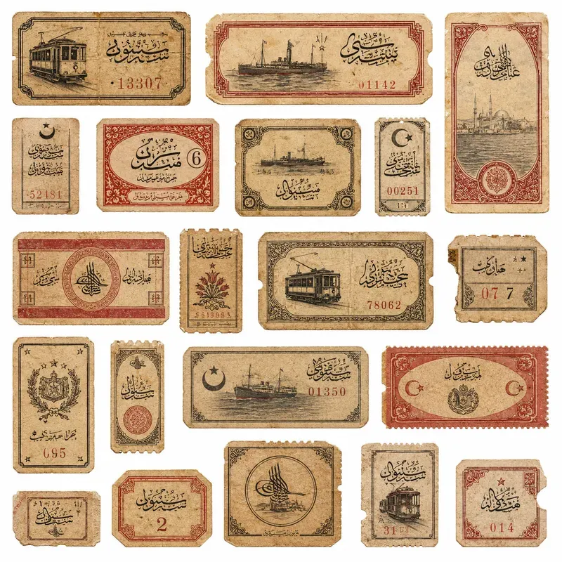 Ottoman Vintage Ephemera Cut Sheets
