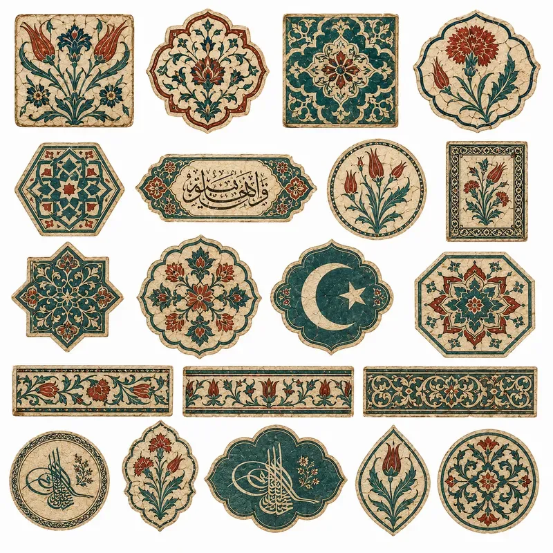 Ottoman Vintage Ephemera Cut Sheets
