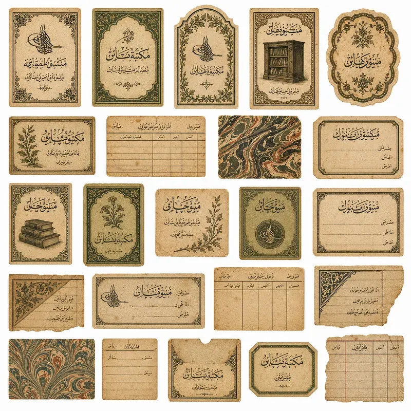 Ottoman Vintage Ephemera Cut Sheets