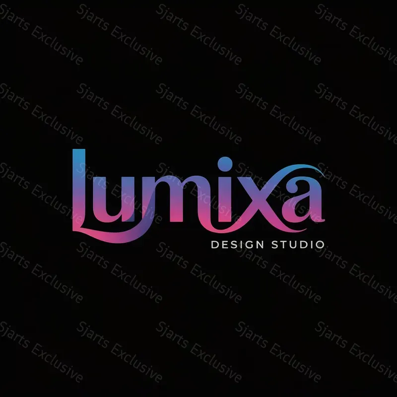 Modern 3D Gradient Logos