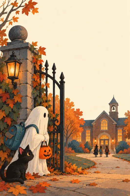 Halloween Story Starter Picture Pages