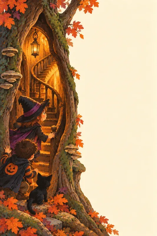 Halloween Story Starter Picture Pages