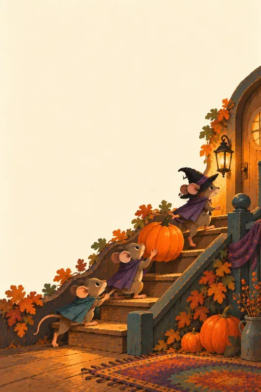 Halloween Story Starter Picture Pages