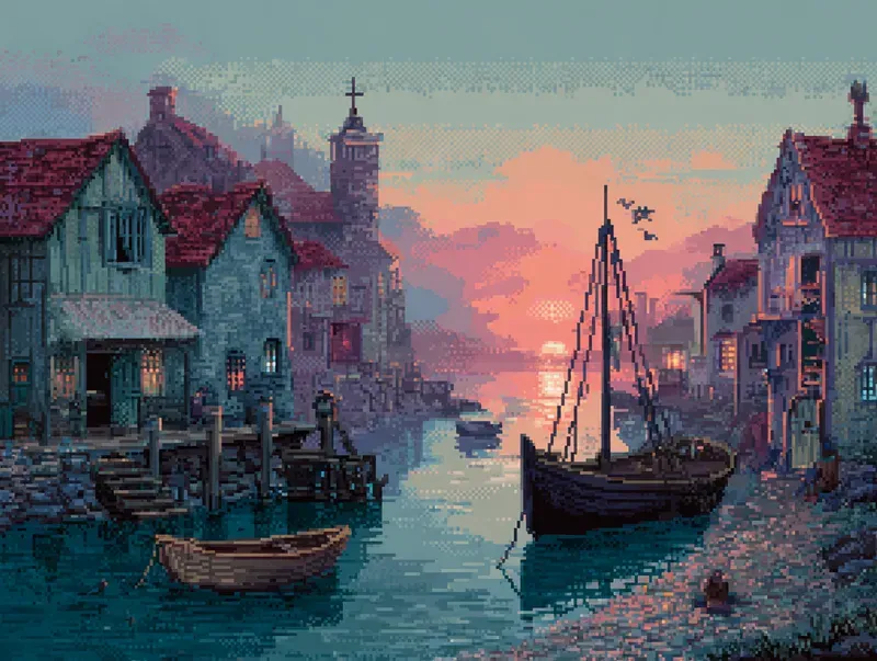 90s Adventure Game Pixel Art