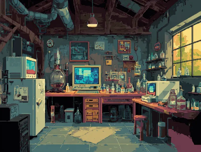 90s Adventure Game Pixel Art