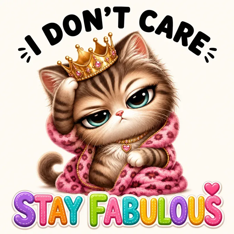 Sassy 3D Animal Sticker Art