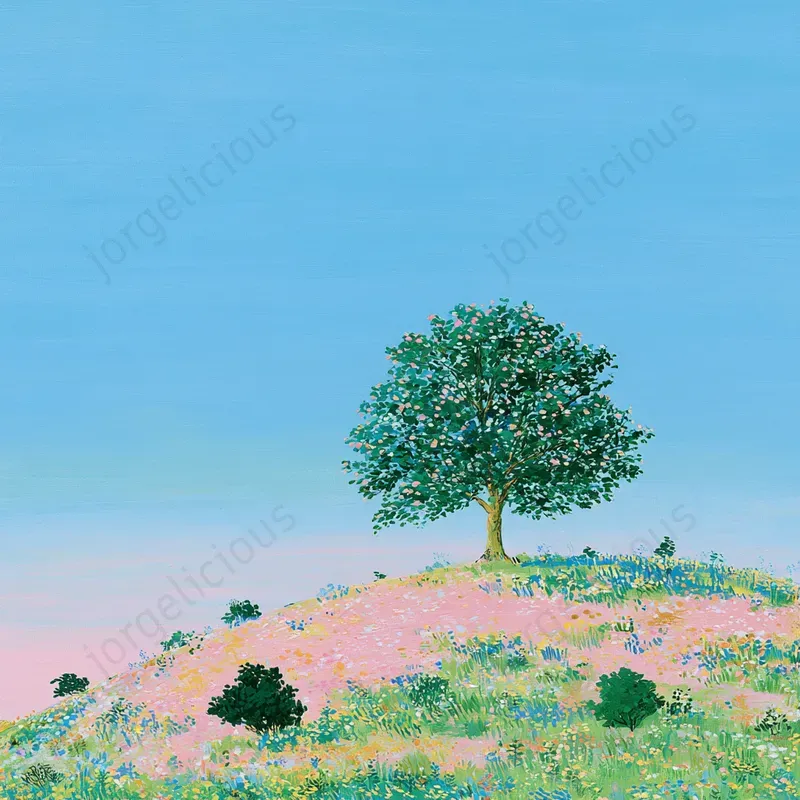 Poetic Pastel Illustration Art
