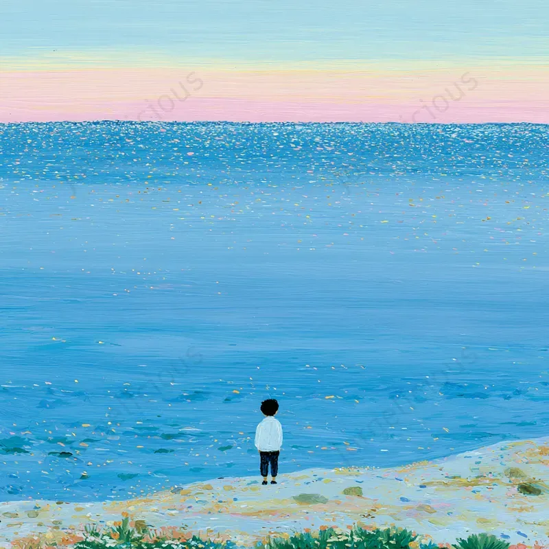 Poetic Pastel Illustration Art